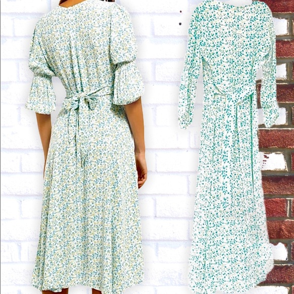 SALE💥NWT Anthro Faithful The Brand Midi Dress - Picture 11 of 15